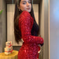 BOLERO coprispalla rosso