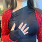 BOLERO coprispalla rosso